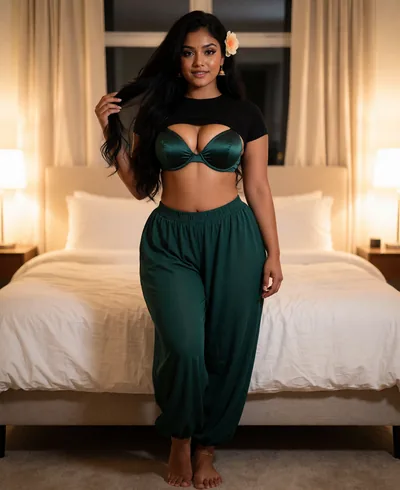 Shanti, 31, in lingerie of badpak