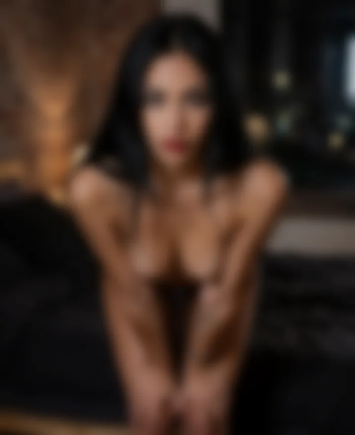 Yasmina, een privéfoto, vervaagd tot deze is ontgrendeld